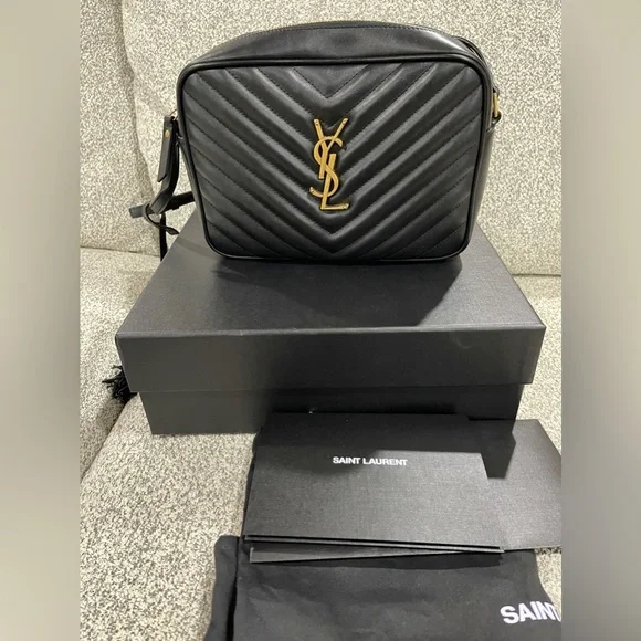 YSL Lou Camera Bag in black - Picture 1 of 7